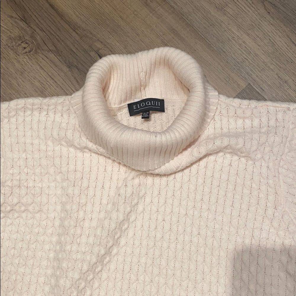 Eloquii honeycomb turtle sweater dress - Picture 4 of 6